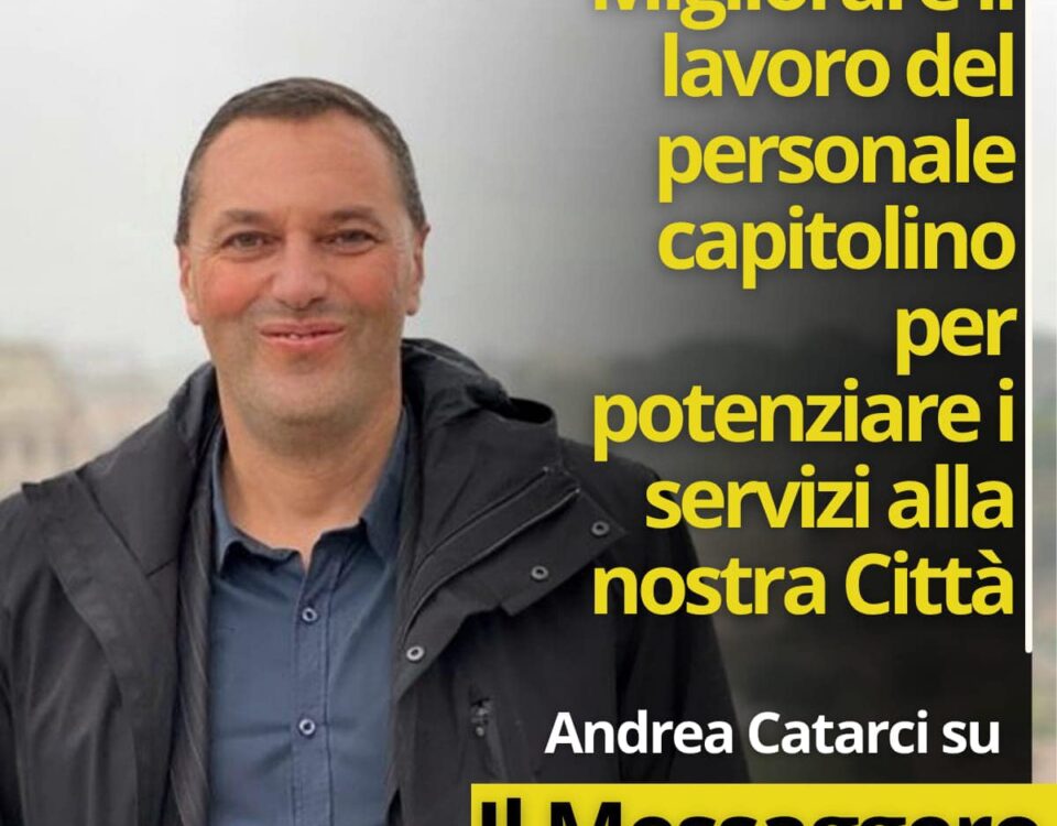 Personale Roma Catarci il messaggero